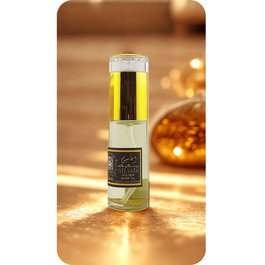 احاسيس- زيت اللمعان الذهبي