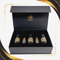Set box of Perfumes and Tola -3 bottle 60ml and 2 tola 12 g - Zein Al Sham